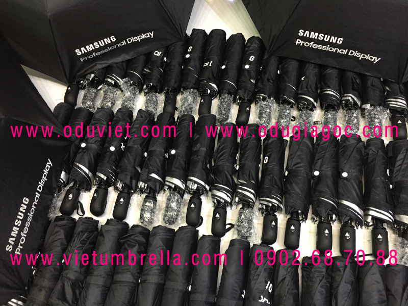 xưởng sản xuất ô dù cầm tay in logo quảng cáo